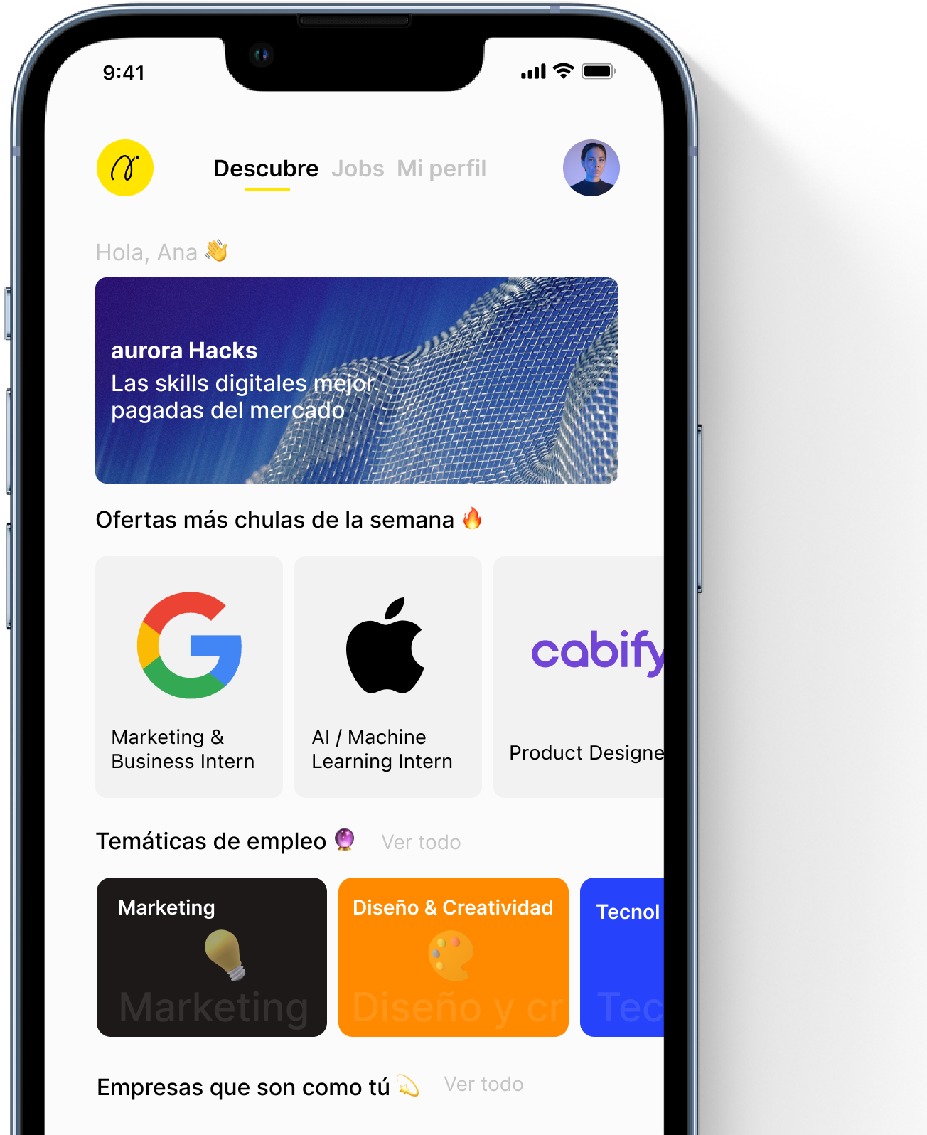aurorajobs Encuentra tu primer empleo